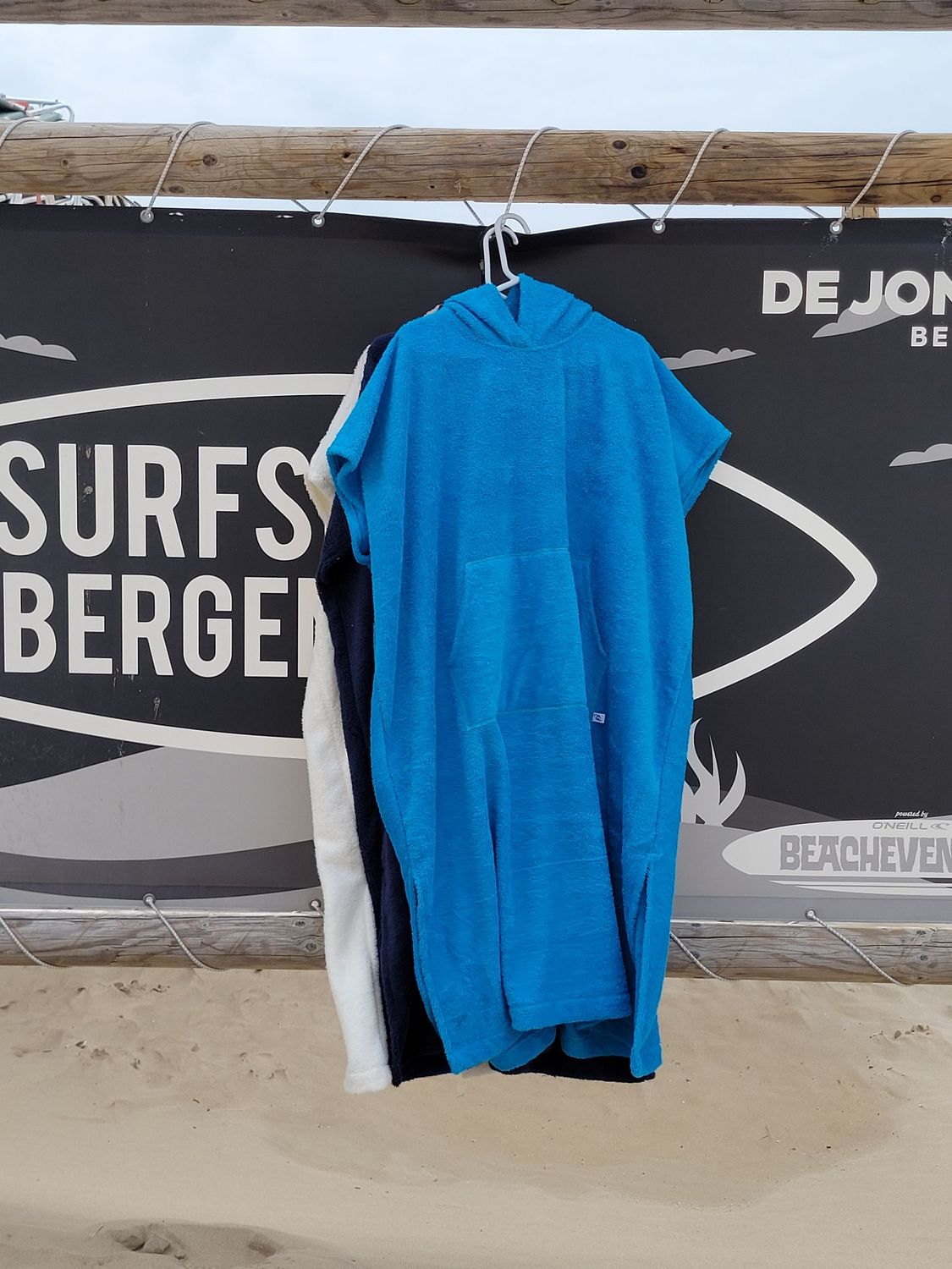 Lon's Poncho - Zee Blauw