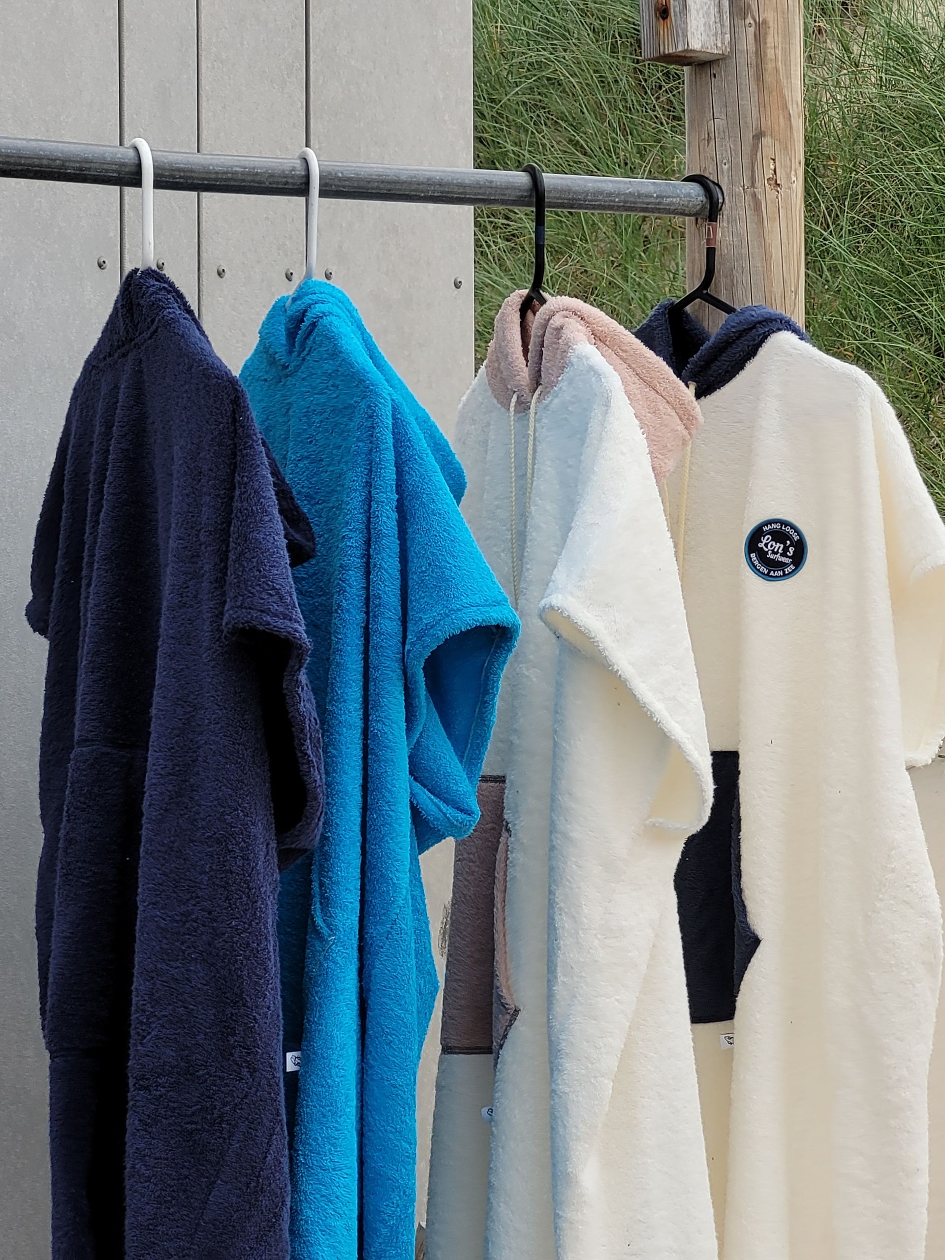 Lon's Poncho - Zee Blauw