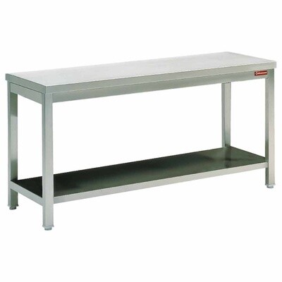 Tables with lower shelf
