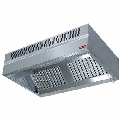 Wall induction cooker hood