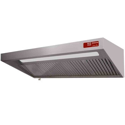 Wall-mounted hood complete