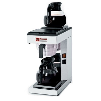 Percolator coffee - 1 group + 1 heating plates