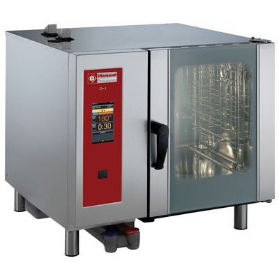 Gas oven &quot;TOUCH&quot; oven direct steam and convection, 6x GN 1/1+Cleaning