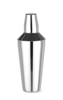 Cobbler shaker 3-delig, Bar up, 0,75L, ø90x(H)255mm