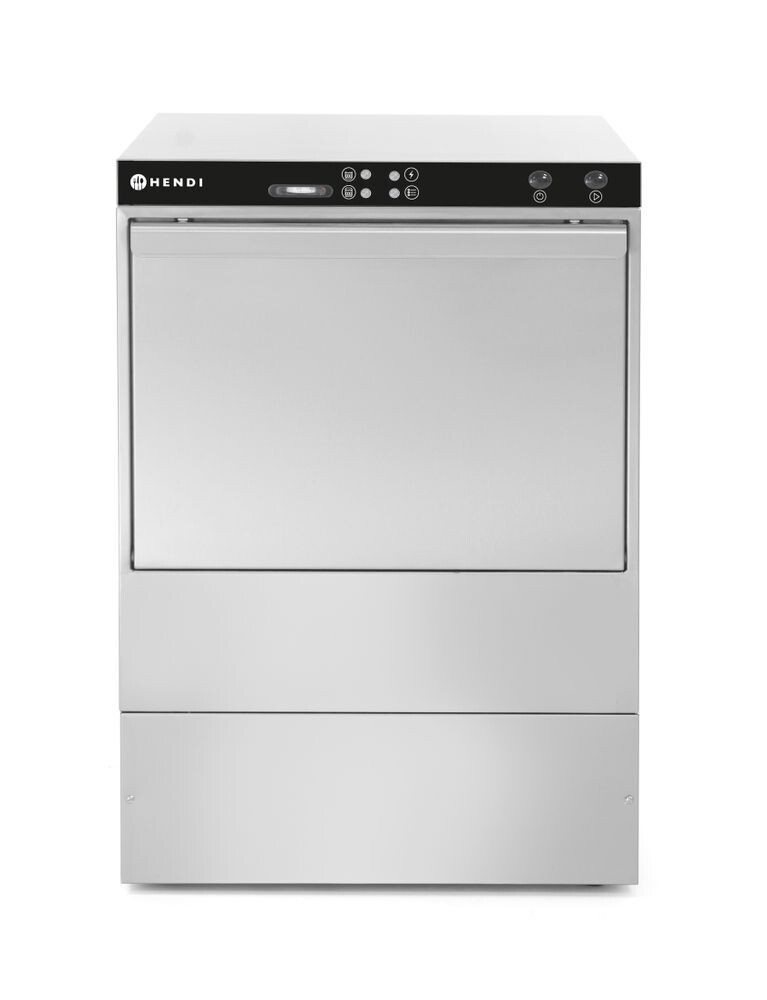 Vaatwasser 50x50 - elektronische bediening, HENDI, 400V/6600W, 645x576x(H)837mm