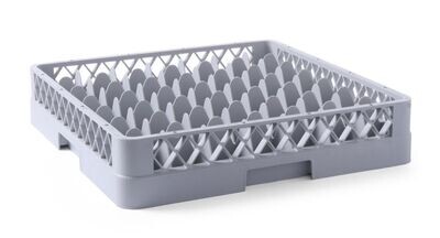 Vaatwaskorf voor glaswerk, HENDI, 49 vakken, 500x500x(H)104mm