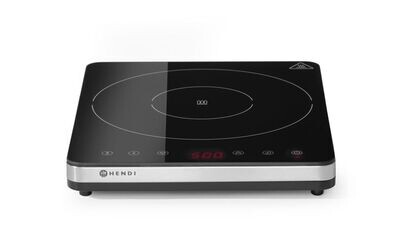 Inductiekookplaat model 2000, HENDI, Kitchen Line, 230V/2000W, 295x400x(H)42mm