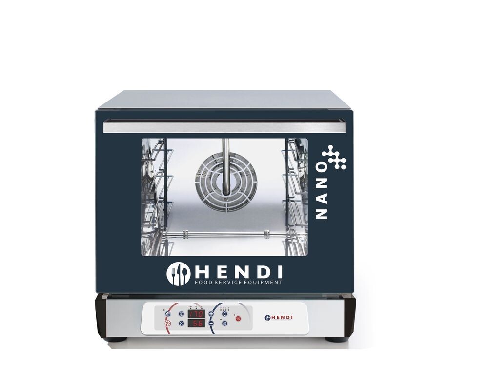 Convectieoven met bevochtiger NANO digitaal, HENDI, 230V/3100W, 561x644x(H)530mm