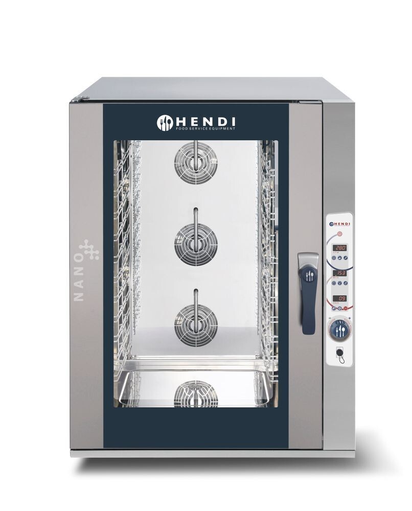 Convectie stoomoven NANO digital 12x GN1/1, HENDI, 400V/16100W, 935x881x(H)1200mm