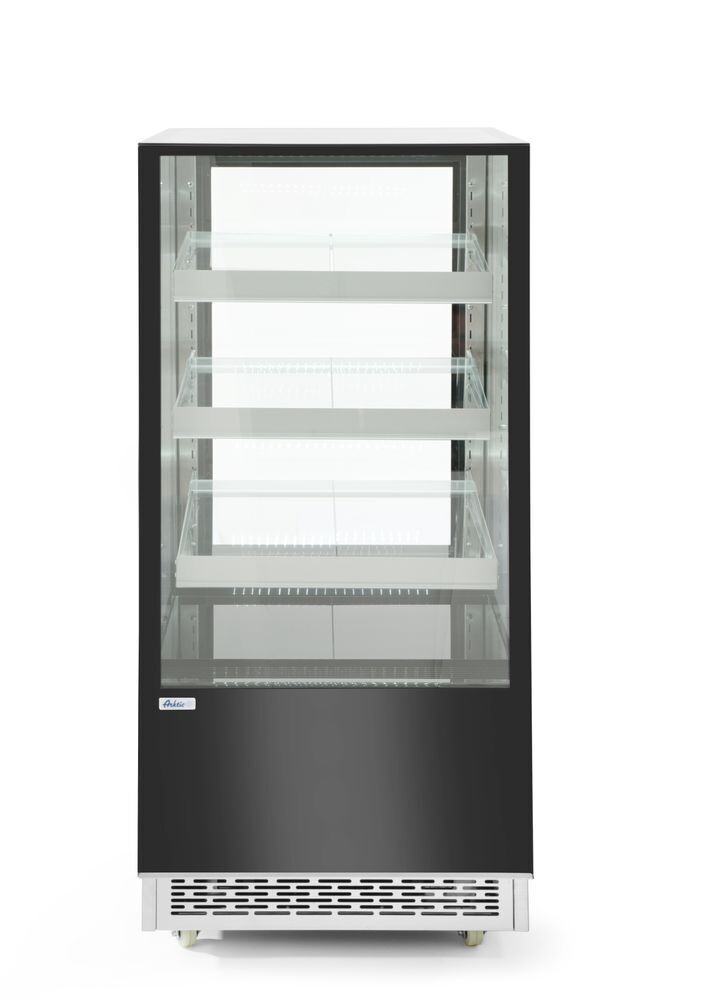 Koelvitrine met 3 schuine schappen, Arktic, 300L, 230V/480W, 650x833x(H)1460mm