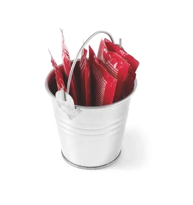 Emmer met handvat 70x65 mm gegalvaniseerd