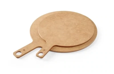 Pizzaplank met handvat 305x405x6 mm houtvezel