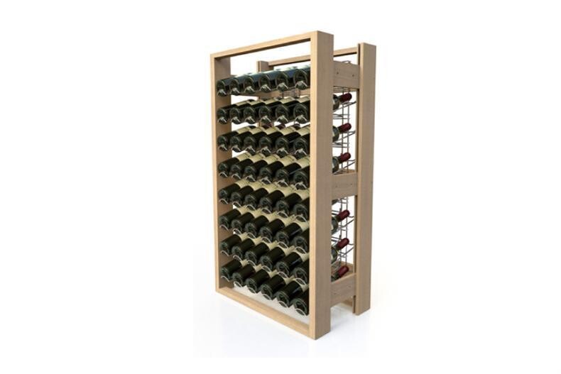 WIJNREK HOUT MET VERCHROOMDE NIVEAUS
VISIOBOIS - 16 NF3 NIVEAUS - 48 FLESSEN