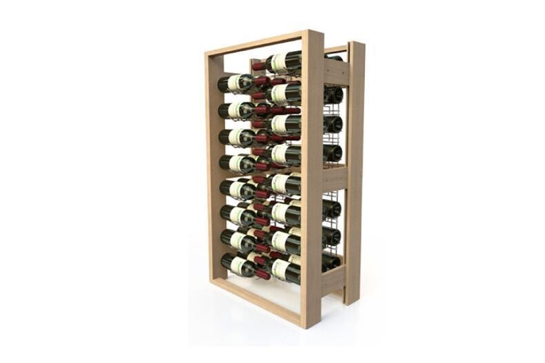 WIJNREK HOUT MET VERCHROOMDE NIVEAUS
VISIOBOIS - 16 NH3 NIVEAUS - 48 FLESSEN