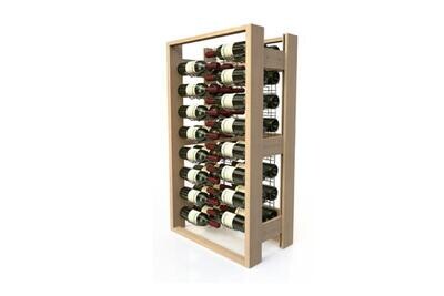 WIJNREK HOUT MET VERCHROOMDE NIVEAUS
VISIOBOIS - 16 NH3 NIVEAUS - 48 FLESSEN