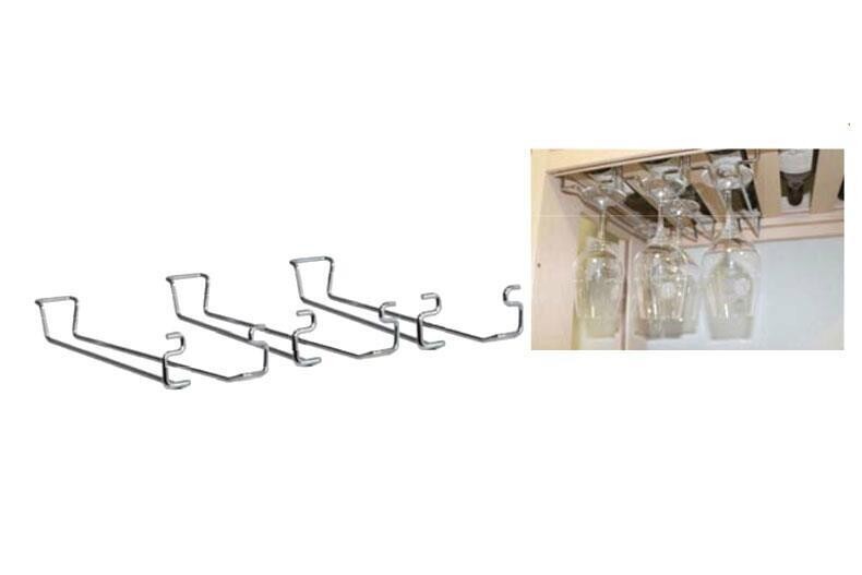 KIT 3 GLAZENHOUDERS VOOR LEGVLAK