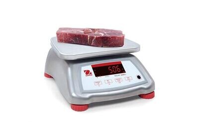 VALOR 4000 WEEGSCHAAL - MAX 3KG +/- 0,5G
RVS UITVOERING, RVS PLATEAU 242X190MM