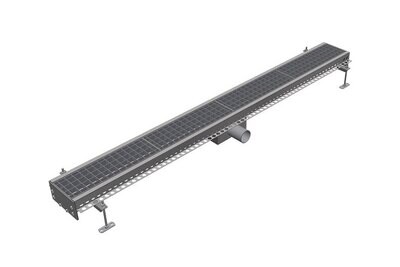 BAKGOOT RVS 150X2000MM
CENTRALE AFVOER �75MM HORIZONTAAL