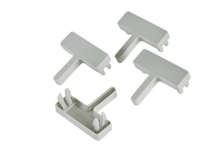 SET VAN 4 AFDEKKAPJES VOOR STAANDER
