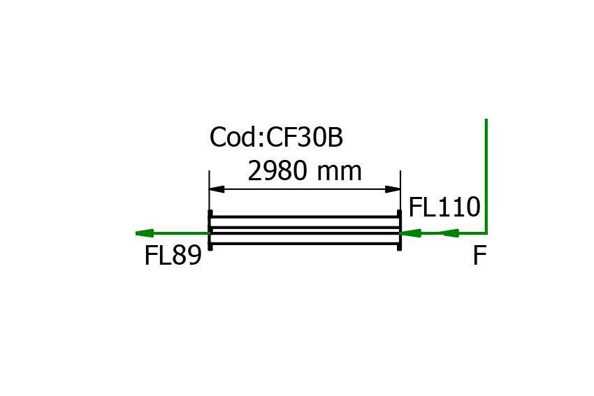 RVS AFVOERKANAAL 2980MM
FLENS 110/90