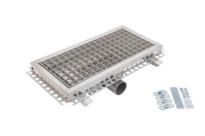 BAKGOOT RVS 600X300MM
CENTRALE AFVOER �75MM HORIZONTAAL