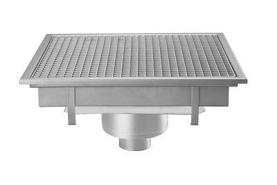 RVS VLOERAFVOERPUT 600X600MM
VERTICALE AFVOER 100MM