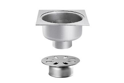 RVS VLOERAFVOERPUT 250X250MM
VERTICALE AFVOER 100MM