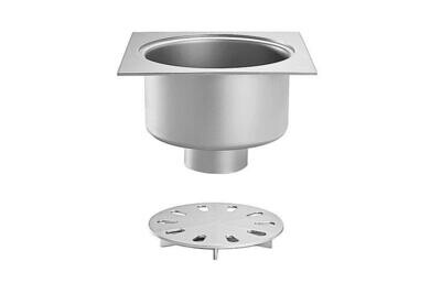 RVS VLOERAFVOERPUT 350X350MM
VERTICALE AFVOER 125MM - ZWARE BELASTING