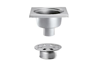 RVS VLOERAFVOERPUT 200X200MM
VERTICALE AFVOER 63MM - ZWARE LASTEN