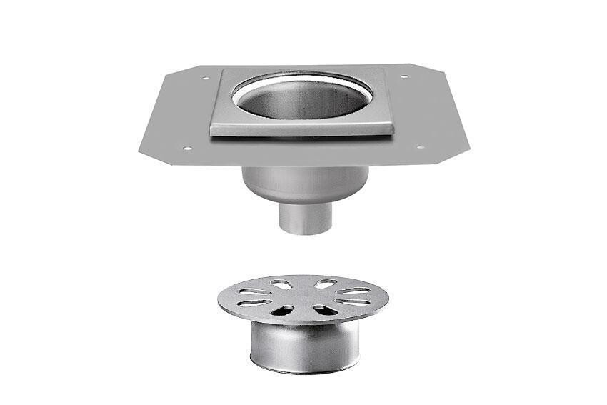 RVS VLOERAFVOERPUT 200X200MM
TELESCOPISCHE AFVOER 63MM - ZWARE LASTEN