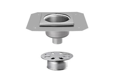 RVS VLOERAFVOERPUT 200X200MM
TELESCOPISCHE AFVOER 63MM - ZWARE LASTEN