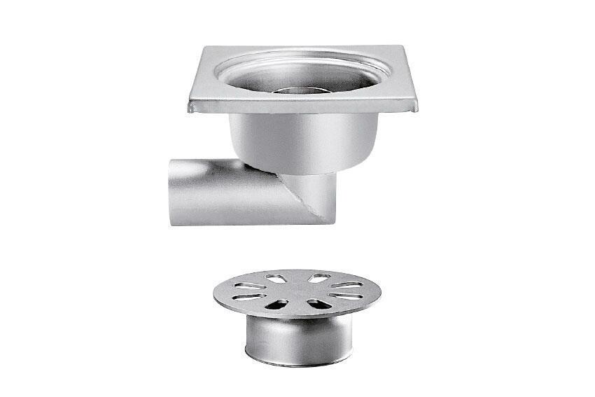RVS VLOERAFVOERPUT 200X200MM
ZIJDELINGSE AFVOER 63MM - ZWARE LASTEN