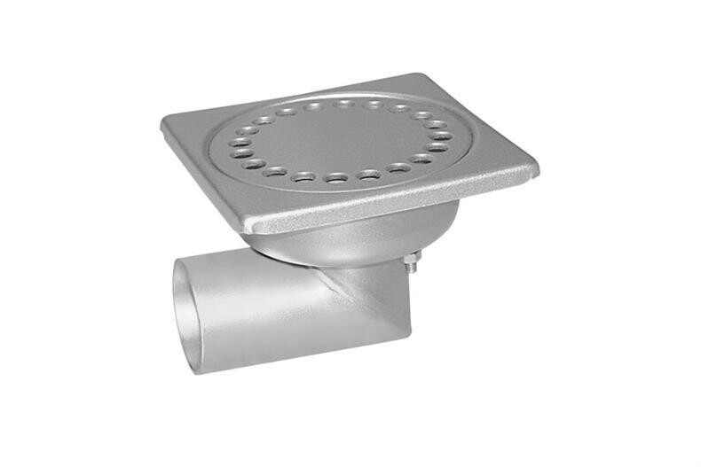 RVS VLOERAFVOERPUT 100X100MM
ZIJDELINGSE AFVOER 40MM