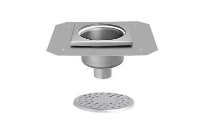 RVS VLOERAFVOERPUT 200X200MM
TELESCOPISCHE AFVOER 63MM