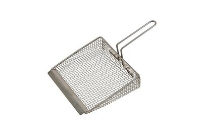 PLATTE FRIETSCHEP RVS - 220X190MM
GEVLOCHTEN DRAAD - MET SCHRAPER