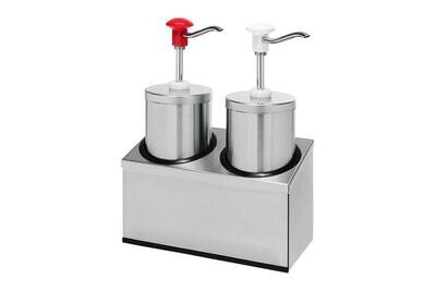 STANDAARD RVS SAUSDISPENSER
INOX POT 2.25L INCL DEKSEL, PER ST,SET 2