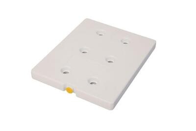 EUTECT. PLAAT GN1/2 -21�C - GELE DOP
325X265X30MM