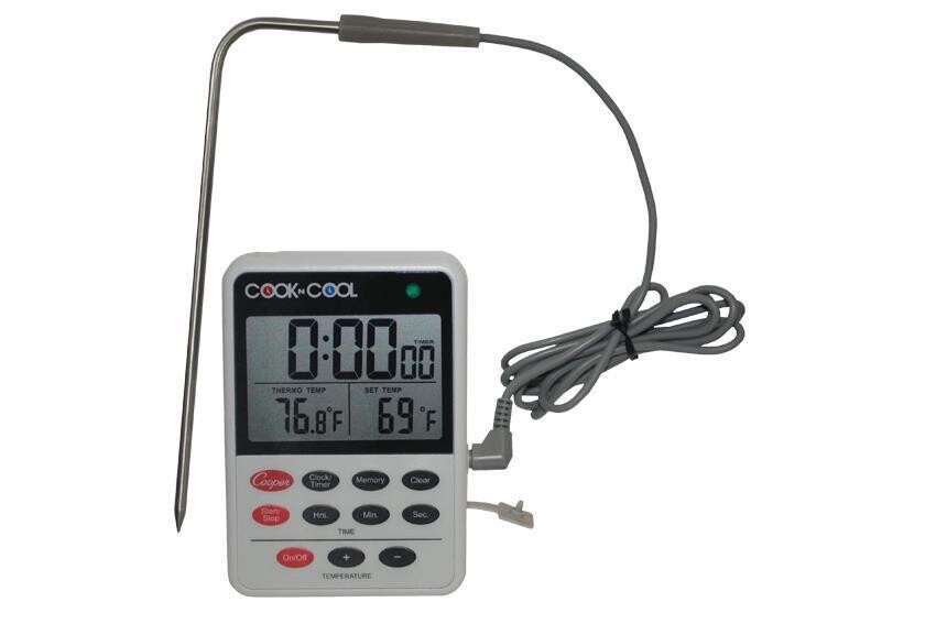 DIGITALE COOKING THERMOMETER/TIMER -30�C/+200�C