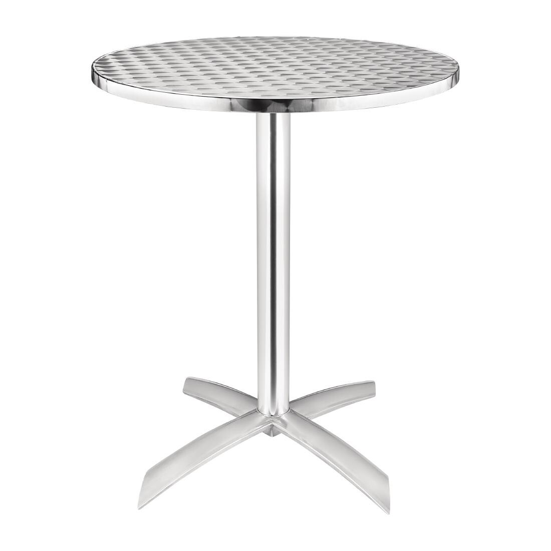 Bolero alumiminium klaptafel met RVS blad 60(�)cm