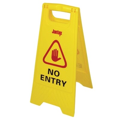 Jantex waarschuwingsbord &quot;No entry&quot;