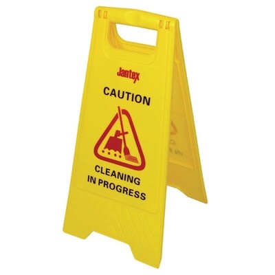 Jantex waarschuwingsbord &quot;Cleaning in progress&quot;