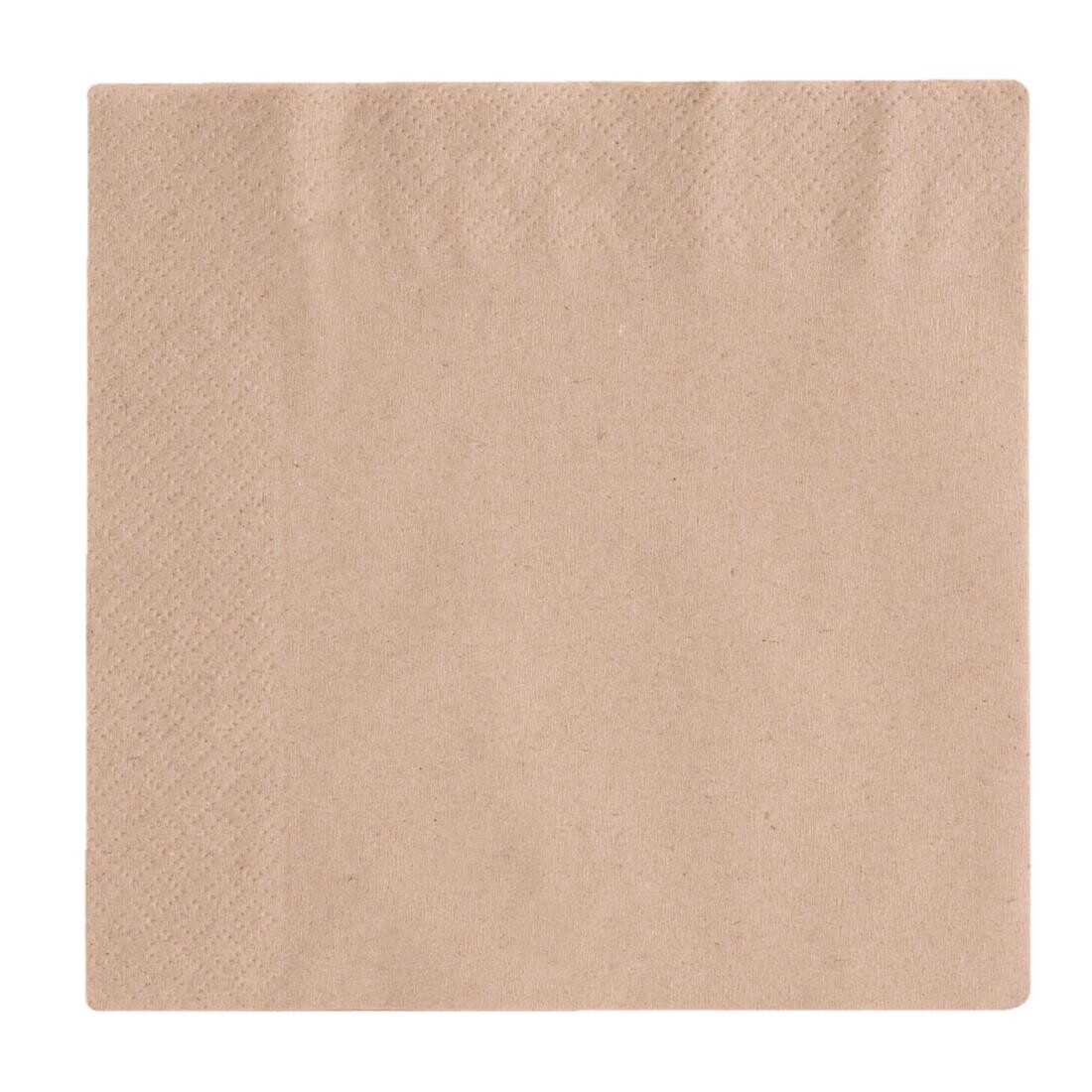 Vegware composteerbare ongebleekte lunchservetten 33cm (2000 stuks)