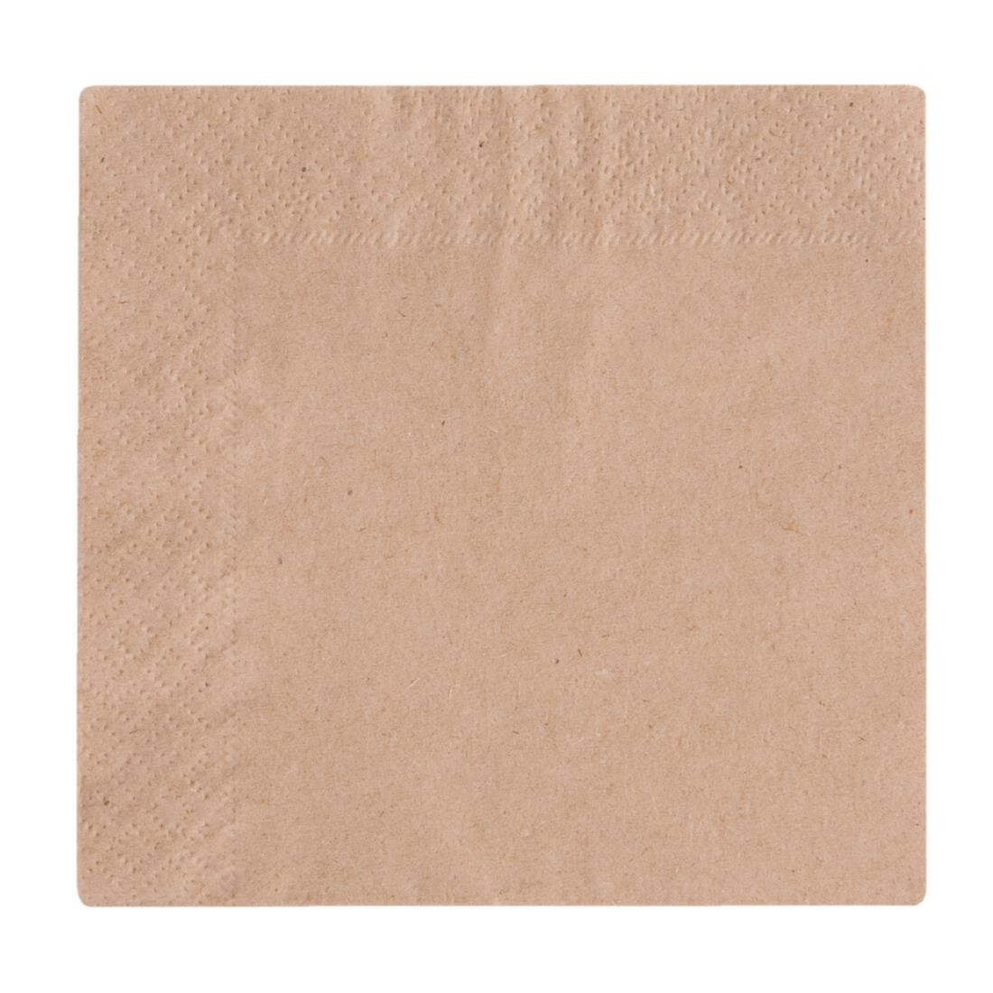 Vegware composteerbare ongebleekte cocktailservetten 24cm (4000 stuks)