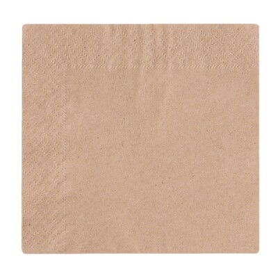 Vegware composteerbare ongebleekte cocktailservetten 24cm (4000 stuks)