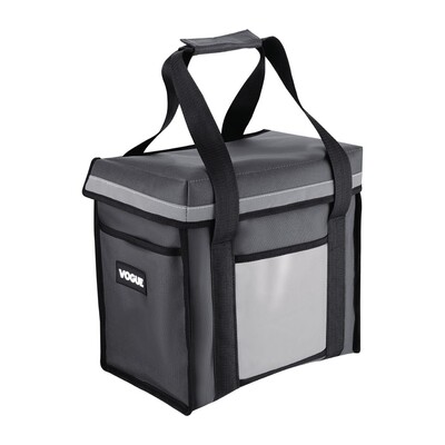 Vogue ge�soleerde bezorgtas bovenlader grijs 330x230x330mm