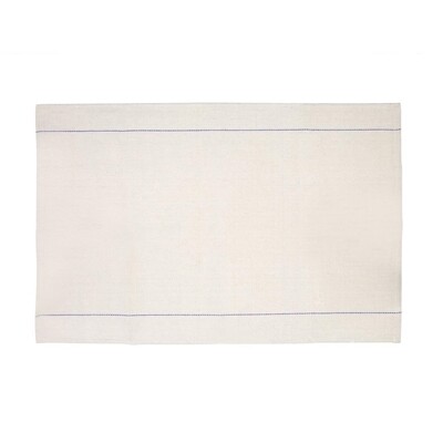 Vogue ovendoek beige met blauw