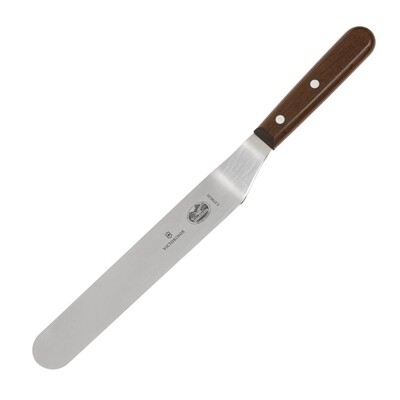 Victorinox schuin paletmes met houten handvat, 25,5 cm