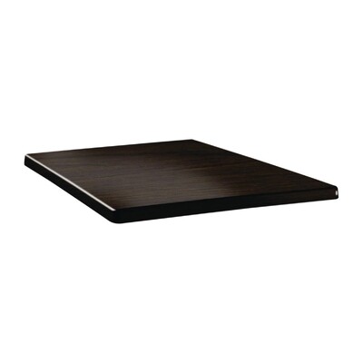 Topalit Classic Line vierkant tafelblad weng� 60cm