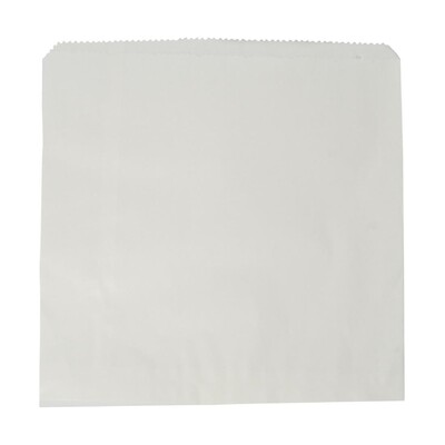 Vegware papieren witte kraft zak 7&quot;x7&quot; (Doos van 1000)