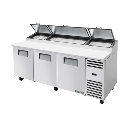True TPP-93 3-deurs pizza werkbank